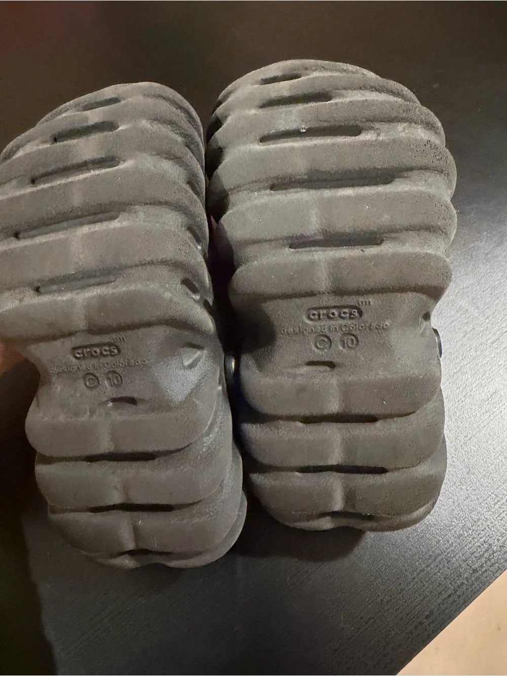 Black crocs